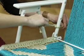 See more ideas about woven chair, caning, weaving. How To Make A Macrame Lawn Chair Diy Projects