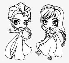 Download and print these elsa and anna coloring pages for free. Frozen Elsa Coloring Pages Chibi Baby Elsa And Anna Coloring Pages Hd Png Download Kindpng