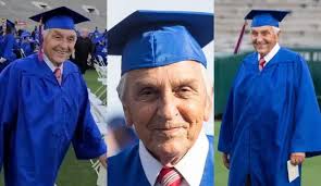 YouTube viral: Ted Sams, el hombre que logró su meta y se graduó de la  escuela secundaria a los 78 años
