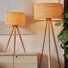 If you prefer modern floor lamps that give a clean and tidy look, choose standing standard lamps like åstrid are generally for the benefit of the whole room. Contemporary Tripod Wood Floor Lamp European Style For Bedroom Ems Free Shipping Floor Lamp Yellow Lamp H7lamp Uva Aliexpress