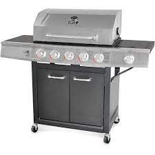 Backyard Grill 5 Burner Gas Grill Stainless Steel Backyard Grill Ideas Backyard Grilling Gas Bbq
