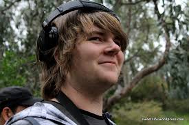 Our field sound recordist, Jack Pender