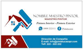 Tarjetas De Presentacion Para Pintores Muy Coloridos