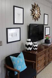 36in stainless metal mirror with rivets $129.99 compare at $169. Last Pictures Of Umch Decor Around Tv Room Decor Wall Decor Living Room