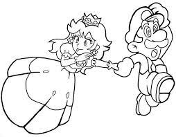 Luigi and daisy coloring pages : Luigi And Daisy Coloring Pages Super Mario Coloring Pages 2 Free Coloring Sheets 2021