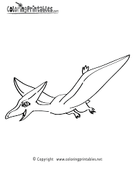 Pterodactyl Coloring Page A Free Dinosaur Coloring Printable Dinosaur Coloring Dinosaur Coloring Pages Coloring Pages