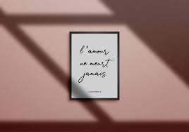Tableau L Amour Ne Meurt Jamais 1 Corinthiens 13 L Amour Ne Meurt Jamais Amour Citation Bible