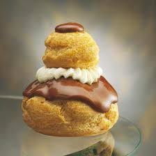 Religieuse Chocolate Eclair Shaped To Resemble A Nun French Desserts French Pastries Desserts