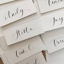 95 Blank Ivory Pearlised Place Name Cards Wedding Table Cards In 2020 Wedding Table Name Cards Card Table Wedding Wedding Name Cards