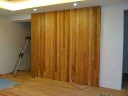 Una parete divisoria in vetro e legno. Pareti Divisorie In Legno Pareti
