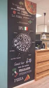 Chalkboard Art Italian Pizza Color Chalk Designbyrolf Design Typography More Mas Pizzeria Design Italian Restaurant Decor Pizza Menu Design