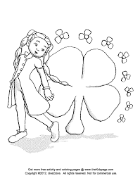 If you make these seven recipes, you'll be lucky, because you'll be getting the savory flavors of irish cuisine without all the calories. Girl And Lucky Shamrock St Patrick S Day Free Coloring Pages Coloring Home