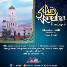 Bila hati saling terpaut, rasa cinta terjalin indah. Salam Ramadhan Al Mubarak 1441h Jdt Blogger