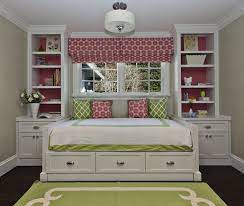 Apple Green Rug Contemporary Girl S Room Fiorella Design Built In Daybed Home Decor Small Bedroom