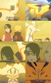 Naruto Uses Six Paths Sage Mode Against The Otsutsuki Invasion On Episode 62 Of Boruto Awesome Fight Naruto Uzumaki Naruto Sage Naruto