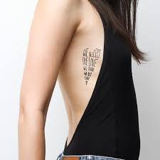 Don T Kid Yourself You Deserve The World Unless You Listen To Nickelback Or Tie Your Sweatshirt Around Your Waist In 2020 Tattoo Set Tattoos Small Tattoo Placement