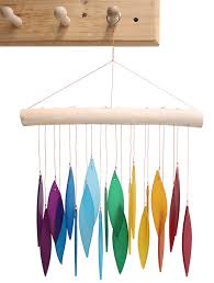You can create a unique one. Recycled Glass Wind Chime Rainbow
