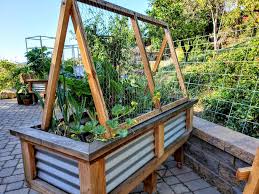 How to build a cucumber trellis in the garden. How To Build A Cucumber Trellis For Raised Beds Kellogg Garden Organics