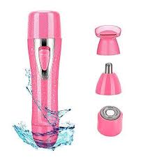 They created this rose pink beauty facial hair trimmer with girls like me in mind. Facial Hair Remover For Women 4 In 1 Nose Eyebrow Hair Trimmer Razor P Ninthavenue Europe