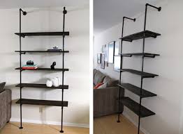 Materials for a freestanding industrial pipe shelving unit: 23 Diy Plans To Build A Pipe Bookshelf Guide Patterns