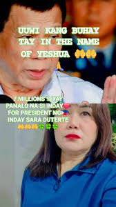 Uuwi kang buhay at malakas PRRD Solid Duterte 2028.