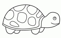 Kaplumbaga Boyama Sayfasi