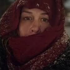 Oxblood Cotton Wrap Shawl, Distressed Hood Cloak Scarf