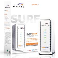 Advanced docsis 3.0 cable modem (comcast isp only). Arris Surfboard 8x4 Docsis 3 0 Cable Modem Ac1600 Wi Fi Router Approved For Xfinity Cox Charter And Most Othe Cable Internet Providers For Plans Up To 150 Mbps Sbg6700ac Walmart Com Walmart Com