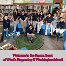 At Garfield School, Mrs. Berberian's 4th-grade class made a Collaborative  Kindness Coloring Poster. Each student had a page to color and cut out.  Then the pages were assembled to make the poster.