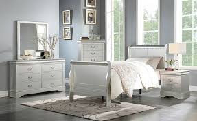 Enjoy free shipping on most stuff, even big stuff. Louis Philippe Iii 4 Piece Kids Bedroom Set In Platinum Finish By Acme 26710t
