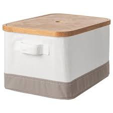 Rabbla Doos Met Deksel 25x35x20 Cm Ikea Decoratieve Opbergdozen Opbergdozen Ikea