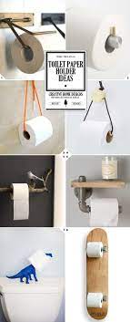 Here Is A Gallery Of Different Toilet Paper Holder Ideas You Have Everything From Designer Pie Unique Toilet Paper Holder Diy Toilet Paper Holder Toilet Paper