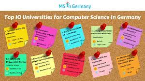 Graduates from the programme will be able to understand and develop a variety of it. Top 10 Universities For Computer Science In Germany Ms In Germany