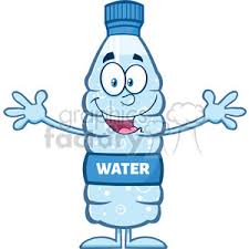 Royalty Free Rf Clipart Illustration Smiling Water Plastic Bottle Cartoon Mascot Character Wanting A Hug Vector Illustration Isolated On White Commercial Use Gif Jpg Png Eps Svg Ai Pdf Clipart Cartoon glass top fill no drip water bottle easy to use&clean chew proofno dripplastic capglass bottle with silicone casepure copper nozzlesize: royalty free rf clipart illustration