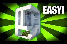 Minecraft How To Build A Easy Small Modern House Tutorial 5 Pc Xboxone Ps4 Pe Xbox360 Ps3 Youtu Minecraft Modern Minecraft Blueprints Minecraft Houses