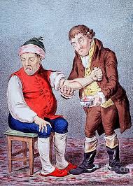 Bloodletting-1804 Greeting Card by Science Source