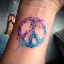 Write the word peace over your wrist, palm, or your hand. Peace Sign Peace Tattoos Peace Sign Tattoos Body Art Tattoos