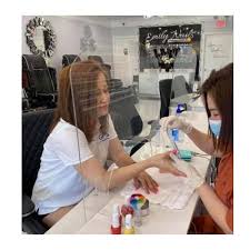 The Nailed It Nail Salon Safety Barrier Exclusive Custom Design Tablebasedepot Safety Barriers Salons Nail Salon