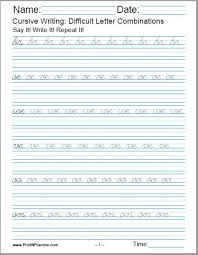 Cursive writing is a form of penmanship where the writer connects every letter in a word together using an italicized or looped handwriting style. 50 Cursive Writing Worksheets Alphabet Letters Sentences Advanced