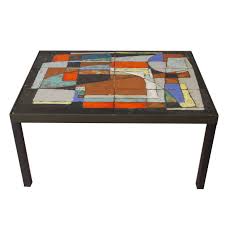 Ceramic Coffee Table By Thierry Tillier From 1960s Coffee Table Mosaic Outdoor Table Coffee Table Vintage