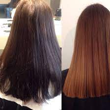 Do not expect this method to make you a pale copper redhead if your natural hair is dark brown or black, you likely cannot lighten that much without damage. Before And After From Layers Of Black Box Dye To Copper Ombre Sculpthairandbeauty Hair Makeup Long Hair Styles Hair Beauty