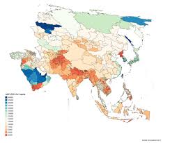 map regions of asia by gdp ppp infographic tv number