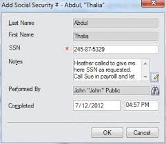Social media or google search. Add Change Social Security Number