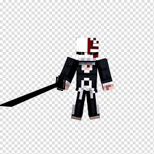 Ichigo Kurosaki Minecraft Zangetsu Hollow Visored Minecraft Transparent Background Png Clipart Hiclipart Ichigo kurosaki remastered(bleach) hollow mask in desc. ichigo kurosaki minecraft zangetsu