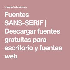 Basic title font · 3 . Fuentes Sans Serif Descargar Fuentes Gratuitas Para Escritorio Y Fuentes Web Sans Serif Font Download Free Fonts Download Serif