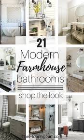 Build your complete cottage, bathroom at the home depot. 21 Modern Farmhouse Style Bathrooms For A Rustic Shabby Chic Look The Flooring Girl