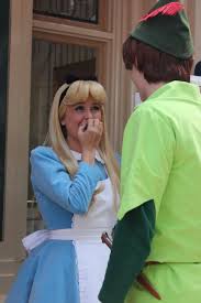 Peter Pan And Alice By Jane S Jubilee Disney Characters Irl Face Characters Disney Face Characters