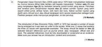 Dasar ekonomi baru (deb) merupakan satu program sosioekonomi di malaysia yang diperkenalkan pada tahun 1971 oleh perdana menteri tun abdul razak dato' hussein. 2 Pengenalan Dasar Ekonomi Baru Deb Pada Tahun Chegg Com