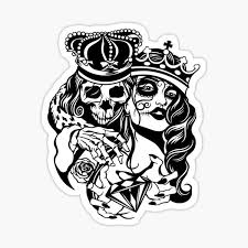 The most common meaning of the. Queen And King Tattoo Gifts Merchandise Redbubble
