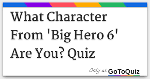 Rd.com knowledge facts there's a lot to love about halloween—halloween party games, the best halloween movies, dressing. What Character From Big Hero 6 Are You Quiz